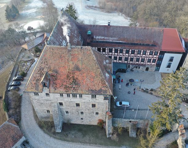 Luftbild Burg Colmberg